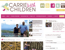 Tablet Screenshot of carriewithchildren.com
